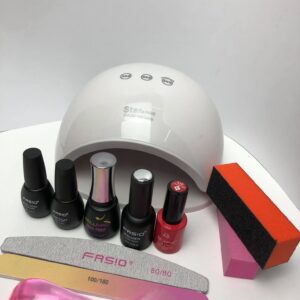 GÉL LAKK INDULÓKÉSZLET 48W UV/LED LÁMPÁVAL