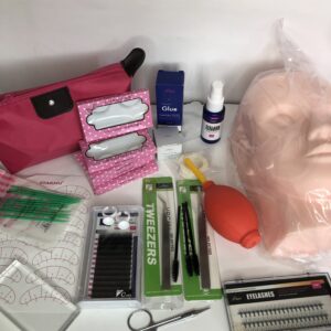 Műszempilla kezdő szett gyakorló készet