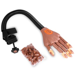 Műkörmös mozgatható gyakorló kéz