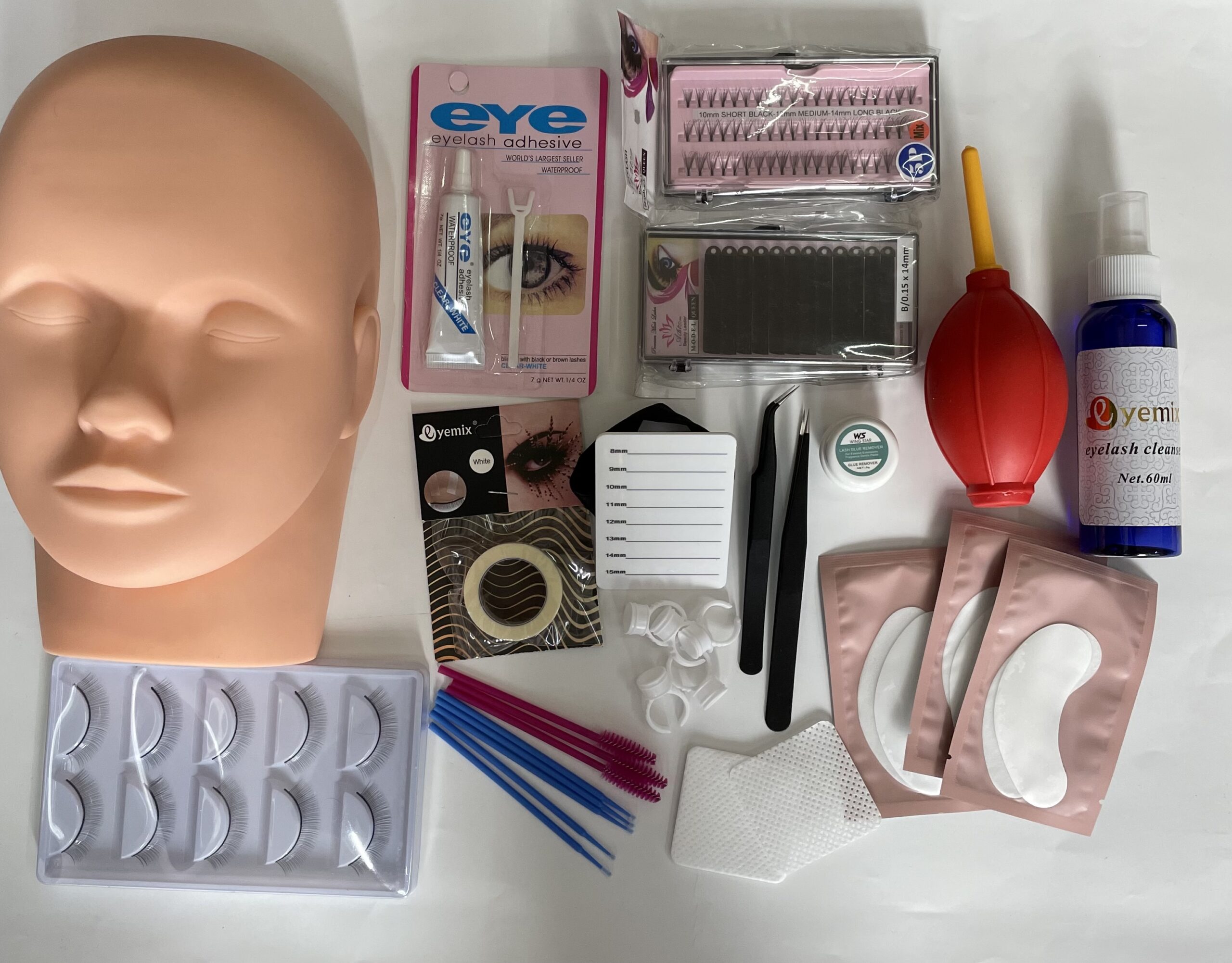 Műszempilla gyakorló készlet kezdő