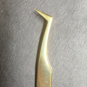 Lashglow Volume műszempilla csipesz L-  Típus G7 GOLD